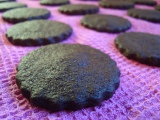 Homemade Thin Mint cookies